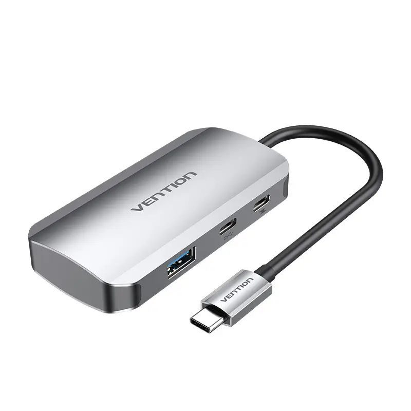 Hub USB Tipo-C TNDHB/ 3xUSB/ 1xUSB Tipo-C/ 1xUSB Tipo-C PD