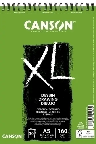 BLOCK DIB.G-C XL DESSIN (esp) A5 30h - Pack de 5 unidades
