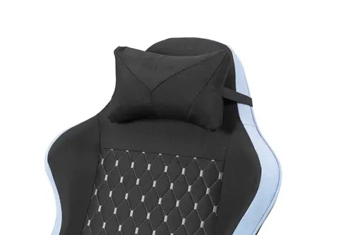 MGC-X Fabric Silla para videojuegos de PC Asiento acolchado Negro, Azul - Imagen 10