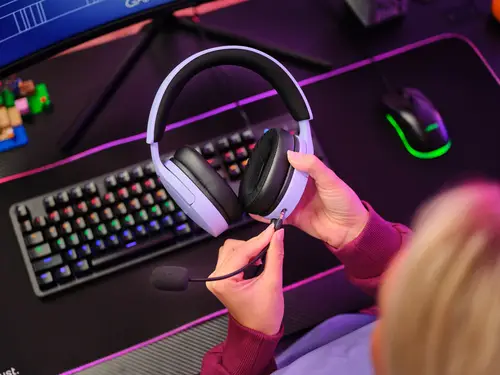 GXT 489P FAYZO Auriculares Alámbrico Diadema Juego Negro, Púrpura - Imagen 11