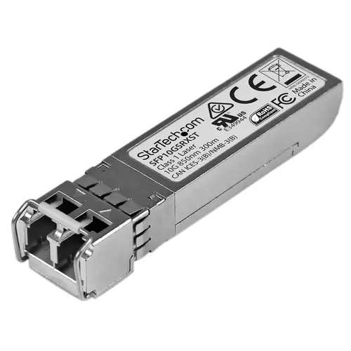 Módulo SFP+ Compatible con Cisco SFP-10G-SR-X - 10GBASE-SR - Fibra Multimodo de 10GbE - SFP+ Ethernet Gigabit 10Gb - LC - 300m - 850nm - Cisco Firepower, ASR9000, C9300 DDM - Imagen 1