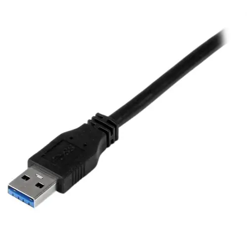 Cable Certificado 2m USB 3.0 Super Speed USB B Macho a USB A Macho Adaptador para Impresora - Negro - Imagen 2