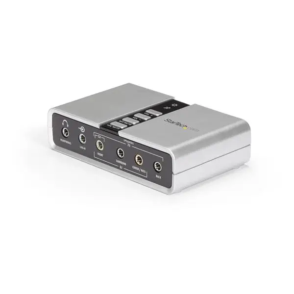 Tarjeta de Sonido 7,1 USB Externa Adaptador Conversor puerto SPDI..