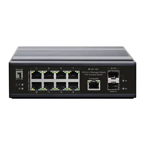 IGP-1061 switch Gestionado L2 Gigabit Ethernet (10/100/1000) Energía sobre Ethernet (PoE) Negro - Imagen 2