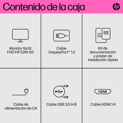 Monitor FHD E24t G5 con pantalla táctil - Imagen 10