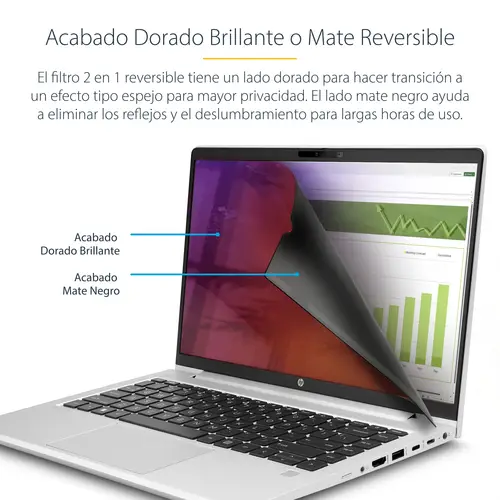 14G-PRIVACY-SCREEN filtro para monitor 35,6 cm (14") Portátil Filtro de privacidad para pantallas sin marco - Imagen 9