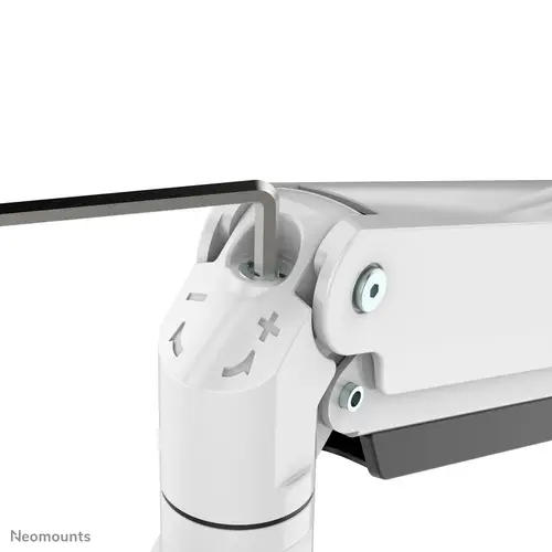 NM-D775DX3WHITE Brazo de monitor 17-27" - resorte de gas - Topfix - Tope-a-180° - Imagen 9