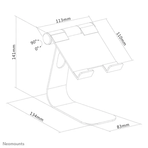 DS15-050SL1 Soporte para tablet de hasta 11" - plegable - universal - Imagen 10