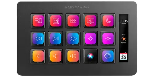 MSD-ONE, Control Deck Slim, 15 Teclas LCD Personalizables, Pantalla LCD Ampliada, Software de Control y Plug-ins, Control Deck Compacto con Diseño Slim Ergonómico, Windows y MacOS, Negro - Imagen 4
