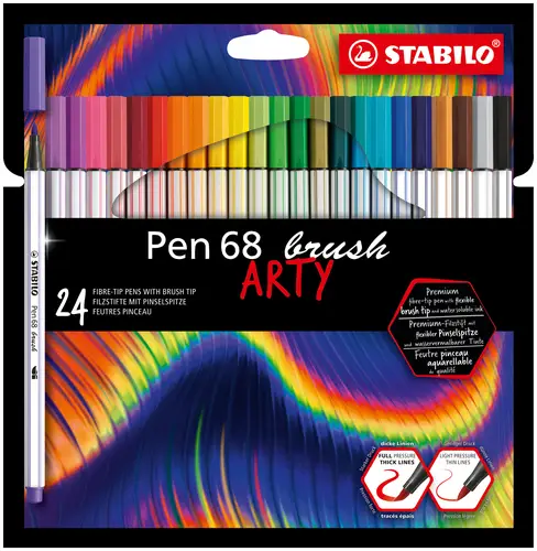 Pen 68 brush ARTY rotulador Colores surtidos 24 pieza(s) - Imagen 1