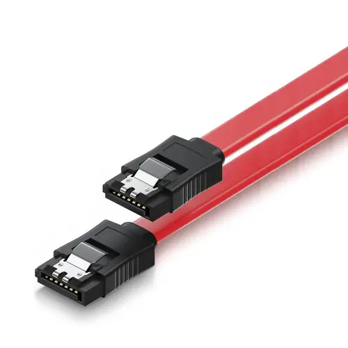 EC1510 cable de SATA 0,3 m SATA 7-pin Negro, Rojo - Imagen 2