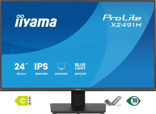 ProLite X2491H-B1 pantalla para PC 60,5 cm (23.8") 1920 x 1080 Pixeles Full HD LCD Negro - Imagen 2