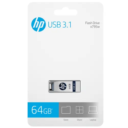 x795w unidad flash USB 64 GB USB tipo A 3.2 Gen 1 (3.1 Gen 1) Azul, Plata - Imagen 7