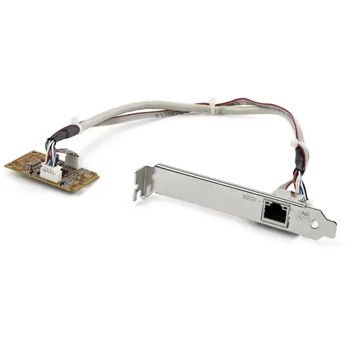 Adaptador Tarjeta de Red NIC Mini PCI Express PCI-e PCIe 1 Puerto Gigabit Ethernet RJ45 - Imagen 1