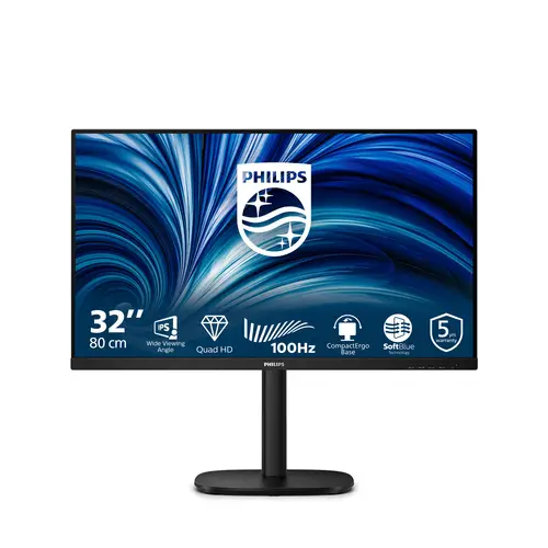 3000 series 32B2N3500/00 pantalla para PC 80 cm (31.5") 2560 x 1440 Pixeles Quad HD LCD Negro - Imagen 1