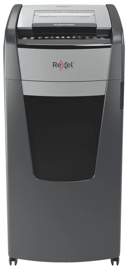 AutoFeed+ 600M triturador de papel Microcorte 55 dB 23 cm Negro, Gris