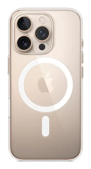 Funda transparente con MagSafe para el iPhone 16 Pro
