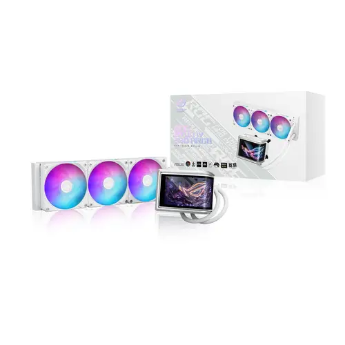 ROG RYUO IV 360 ARGB WHT Procesador Sistema de refrigeración líquida todo en uno 12 cm Blanco - Imagen 14