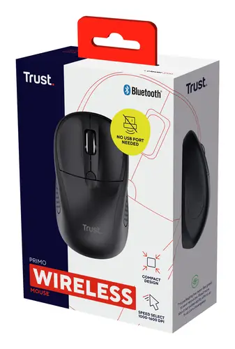 Primo ratón Viajes Ambidextro Bluetooth Óptico 1600 DPI - Imagen 6