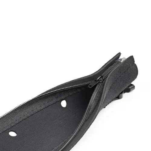 Manga de 1m de Neopreno con Cremallera para Gestión de Cableado - con 3cm de Diámetro - para Administración de Cables de Redes o AV - Envoltura Flexible para Organizar Cableado - Negro - Imagen 4