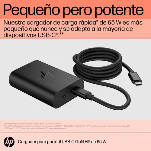 Cargador para portátil de con USB-C GaN de 65 W - Imagen 5
