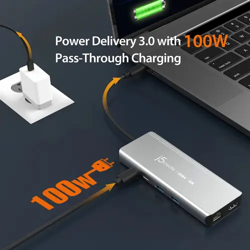 JCD403-N Concentrador de múltiples puertos USB4® de 8K - Imagen 7