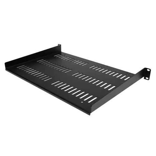 Estante Ventilado 1U para Armario Rack de Servidores - Bandeja Universal Voladiza para Montaje en Rack de 19" - Capacidad de 25kg - de 12" (30,5cm) de Profundidad - Imagen 2