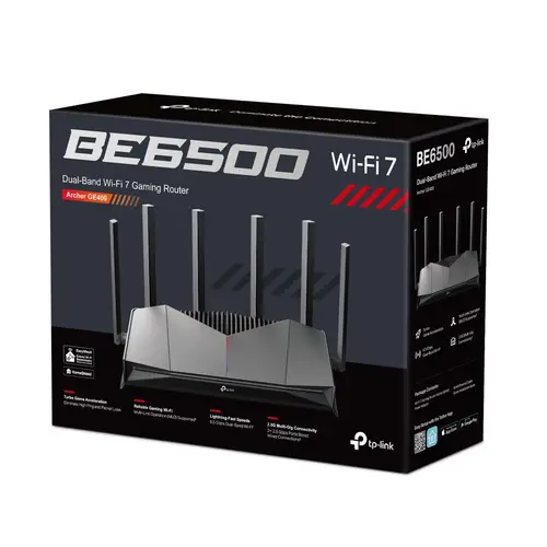 Archer GE400 BE6500 router inalámbrico 2.5 Gigabit Ethernet Doble banda (2,4 GHz / 5 GHz) - Imagen 6