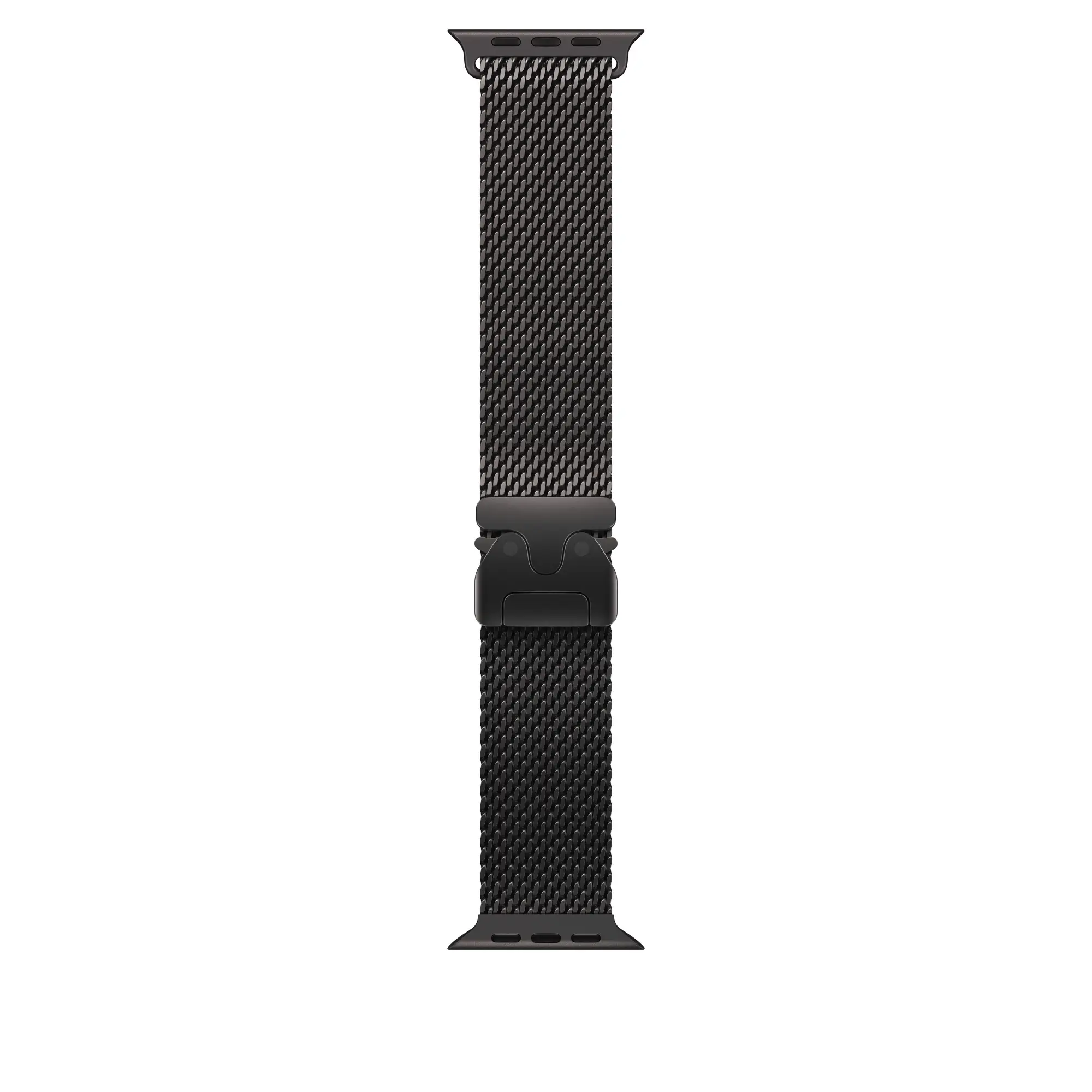 Pulsera Milanese Loop en titanio negro (49 mm) - Talla M