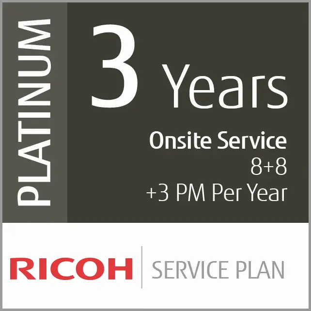 Plan de Servicio Platino a 3 años (Producción de Volumen Bajo)