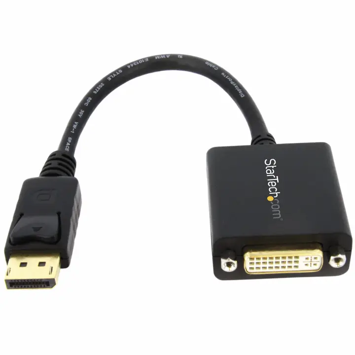 Adaptador de Vídeo DisplayPort a DVI - Conversor DP - Hasta 1920..
