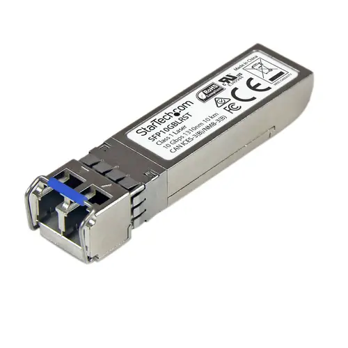 Módulo Transceptor SFP+ Compatible con MSA sin Codificar - 10GBASE-LR - Transceptor Óptico de Fibra Monomodo (SMF) de 10GbE - SFP+ Ethernet Gigabit de 10Gb - LC - 10km - 1310nm - DDM - Imagen 1