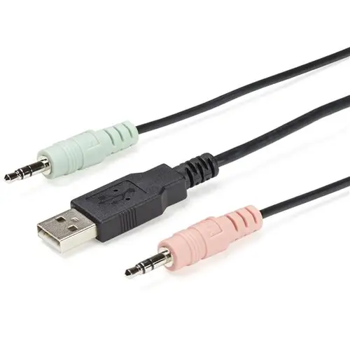Switch Conmutador KVM de 2 Puertos DisplayPort 4K60Hz con Cables Incorporados - Imagen 3