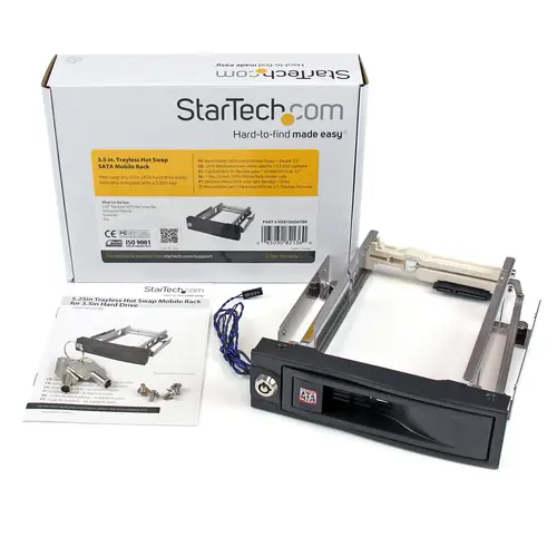 Rack Móvil Aluminio para Disco Duro HDD SATA de 3,5" Pulgadas sin Bandeja Bahía de 5,25" - Imagen 6