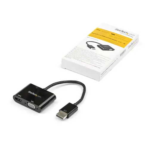 Adaptador DisplayPort a HDMI VGA - Dongle Convertidor DisplayPort 1.2 HBR2 a HDMI 2.0 (4K 60Hz) o VGA 1080p - Adaptador DP a Monitor HDMI o VGA - Adaptador de Vídeo Digital - Imagen 5