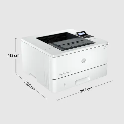 LaserJet Pro Impresora HP 4002dwe, Blanco y negro, Impresora para Pequeñas y medianas empresas, Estampado, Conexión inalámbrica  HP+  Compatible con HP Instant Ink  Impresión desde el teléfono o tablet - Imagen 4