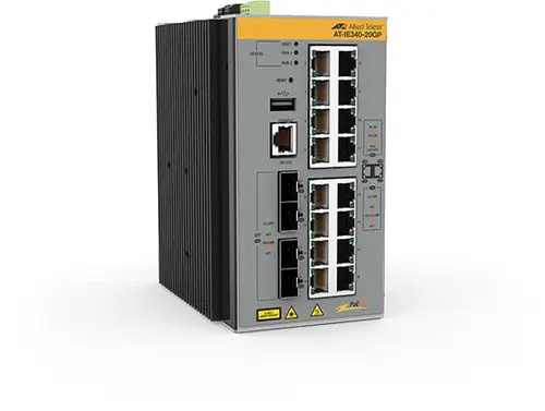 AT-IE340-20GP-80 Gestionado L3 Gigabit Ethernet (10/100/1000) Energía sobre Ethernet (PoE) Gris - Imagen 1