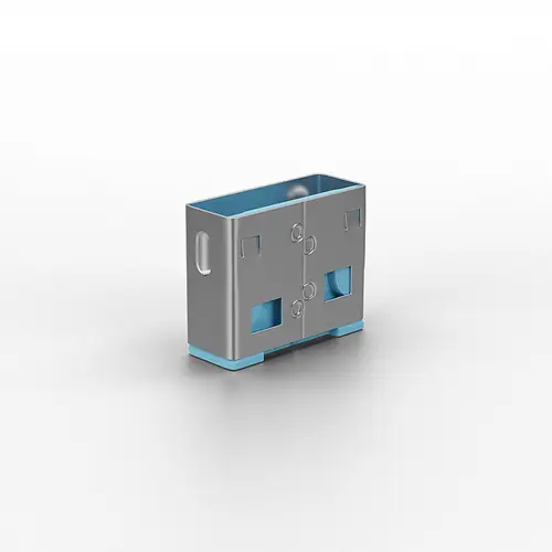 40462 bloqueador de puerto USB tipo A Azul Acrilonitrilo butadieno estireno (ABS) 10 pieza(s) - Imagen 3