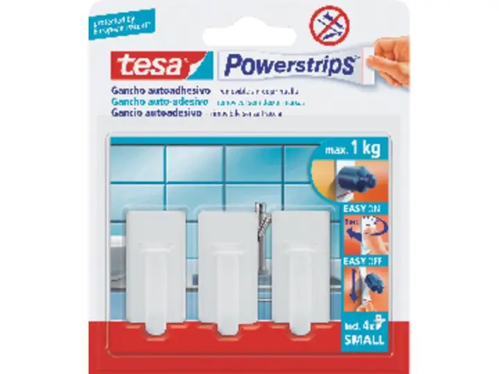 TES 3 GANCHOS PEQ+4 TIRAS 57530-00014-01