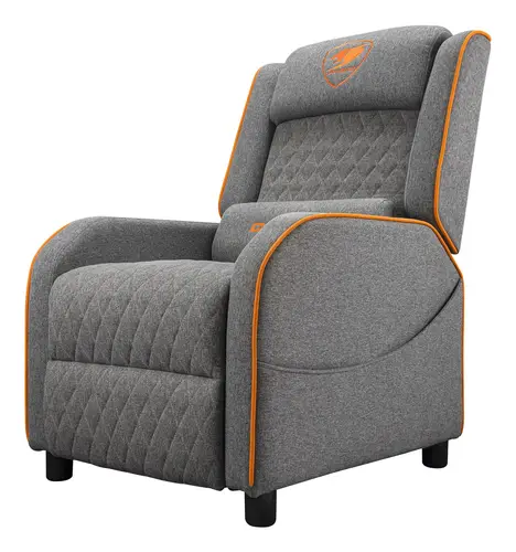 Ranger One Butaca para jugar Asiento acolchado tapizado Gris, Naranja - Imagen 12