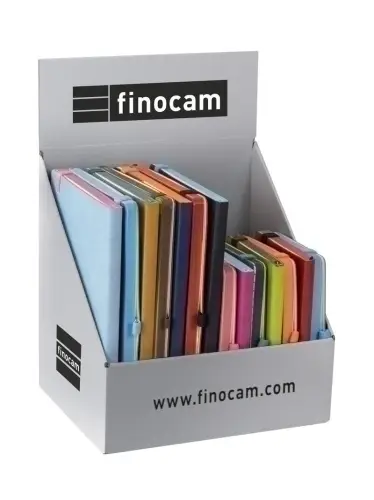 FINOCAM EXPOSITOR 14 CUADERNOS FLEXI MODERN FA5+F3 LISO C/SURTIDOS