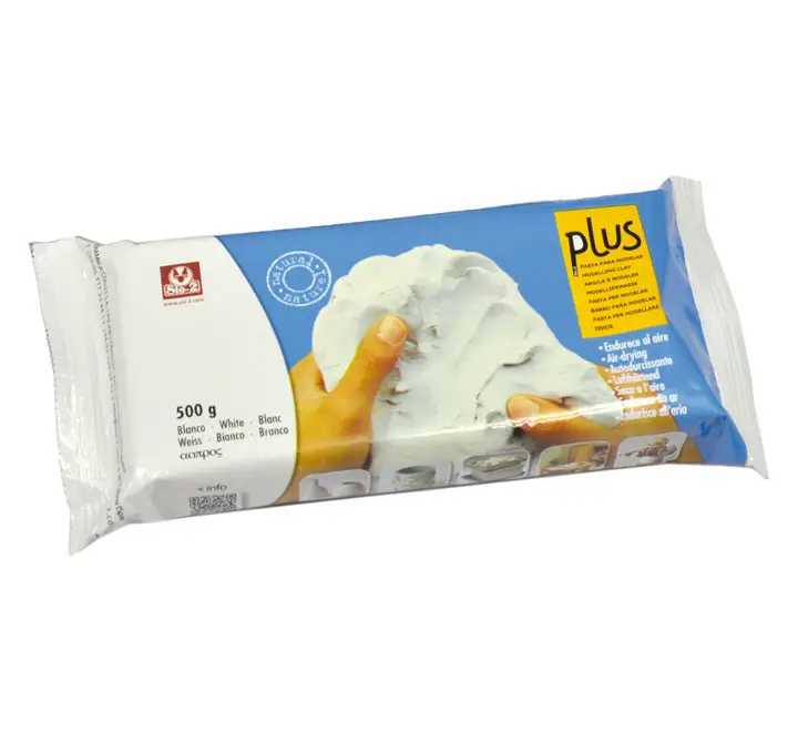 PAQ.12U ARCILLA NATURAL SIO-2 PLUS 500G BLANCO