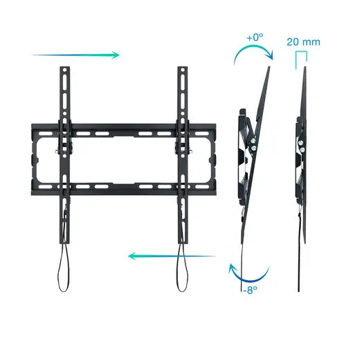LP1071T-B soporte para TV 177,8 cm (70") Negro - Imagen 2