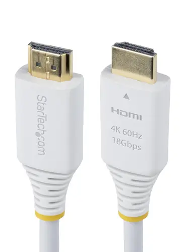 HDMI2-CABLE-4K60-6FW cable HDMI 1,8 m HDMI tipo A (Estándar) Blanco - Imagen 1