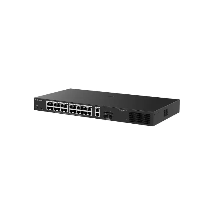 RG-ES228GS-LP switch Gestionado L2 Gigabit Ethernet (10/100/1000) Energía sobre Ethernet (PoE) Escritorio Negro