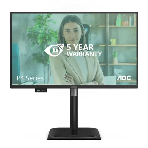 24P4U pantalla para PC 60,5 cm (23.8") 1920 x 1080 Pixeles Full HD Negro - Imagen 1