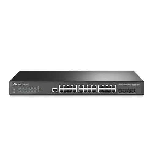 JetStream TL-SG3428X switch Gestionado L2+/L3 Gigabit Ethernet (10/100/1000) 1U Negro - Imagen 1