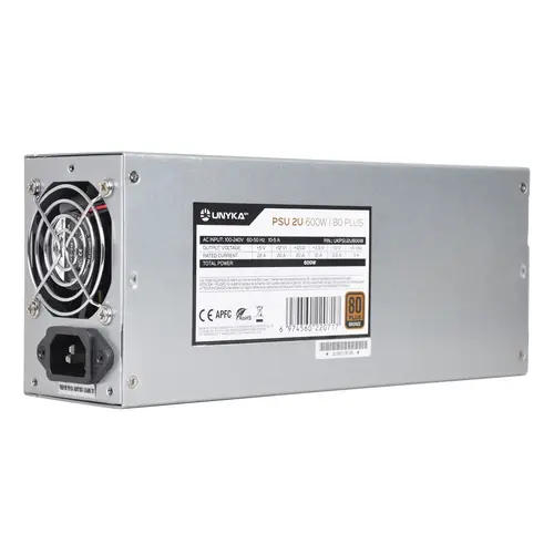 Fuente de Alimentación 2U 600W 80 Plus Bronce - Imagen 2