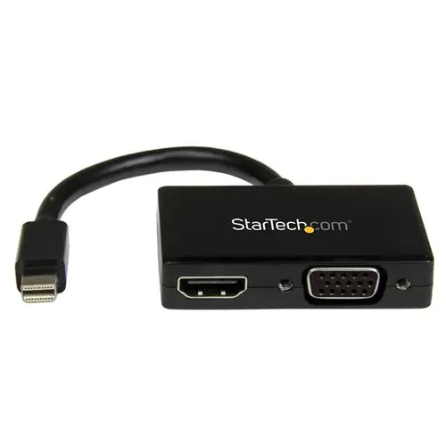 Adaptador Mini DP de Audio/Vídeo para Viajes - Conversor Mini DisplayPort a HDMI o VGA - 1920x1200 1080p - Imagen 1