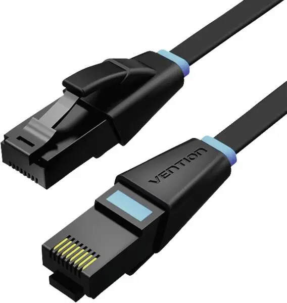 IBJBG cable de red Negro 1,5 m Cat6 U/UTP (UTP) Plano